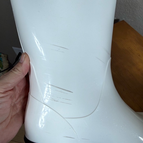 UGG  White Rain Boots - Picture 5 of 8
